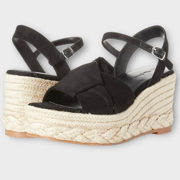 The Drop Women's Jeremy Espadrille Platform Ankle Strap Sandal Wedge Size 8.5 - Picture 1 of 5